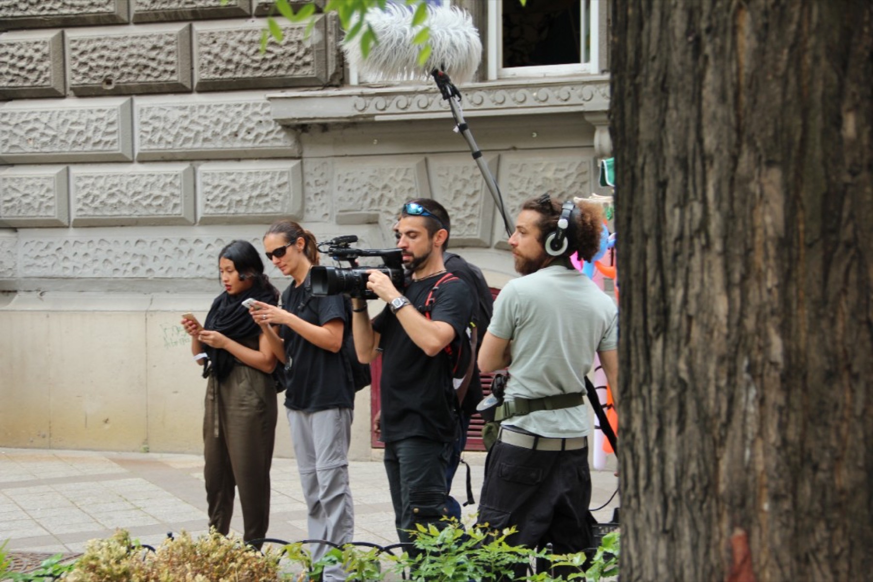 Production day, On location